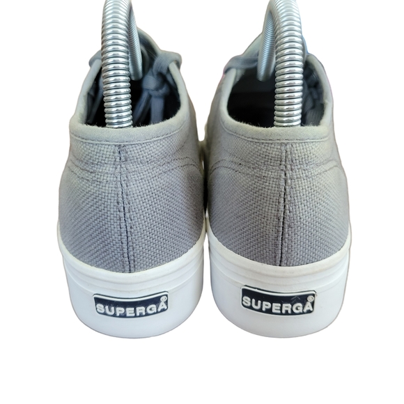 Superga 2750 Platform Sneakers in Grey - Picture 4 of 8